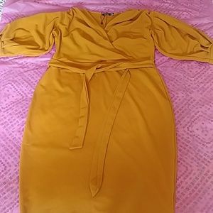 Mustard Dress